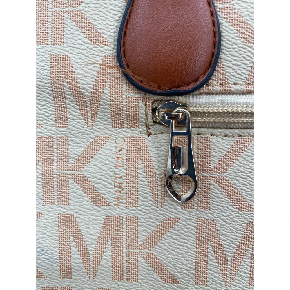 Women's‎ Mary King Monogram Satchel Bag Bow Detail Top Handle Purse